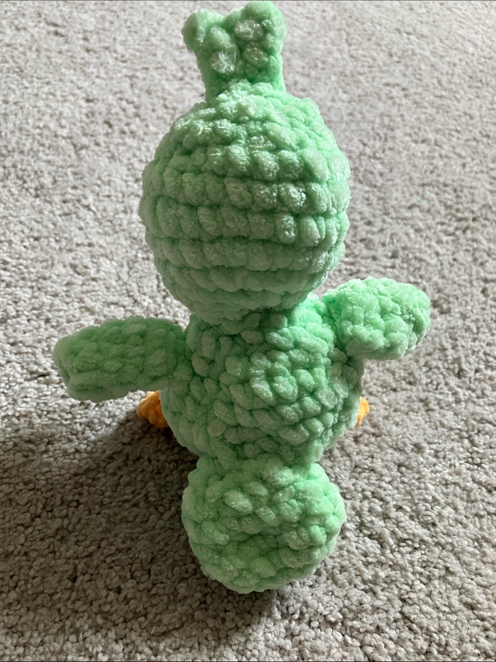 Platypus Crochet Mint Green 6inch - Picture 3 of 3